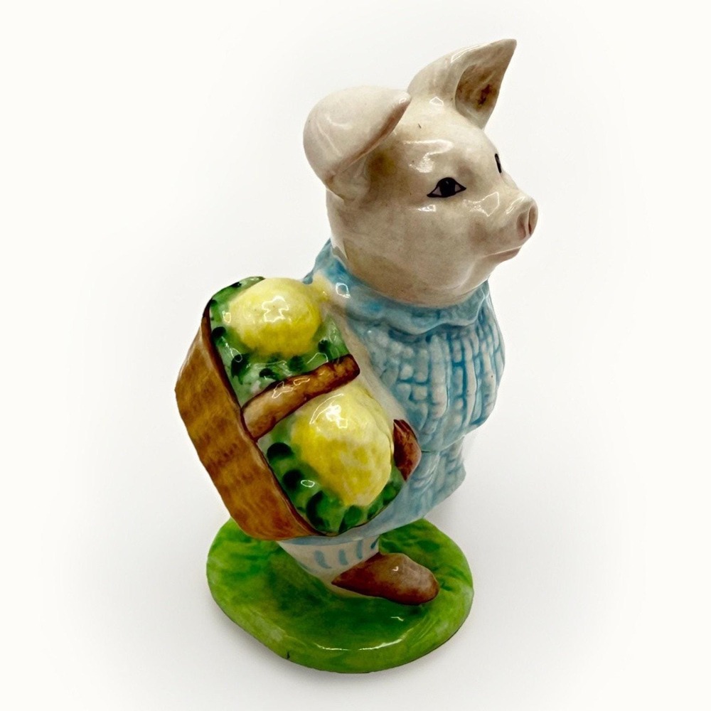 Beatrix Potter Little Pig Robinson Figurine Beswick England BP-3a 1948 - Picture 3 of 8